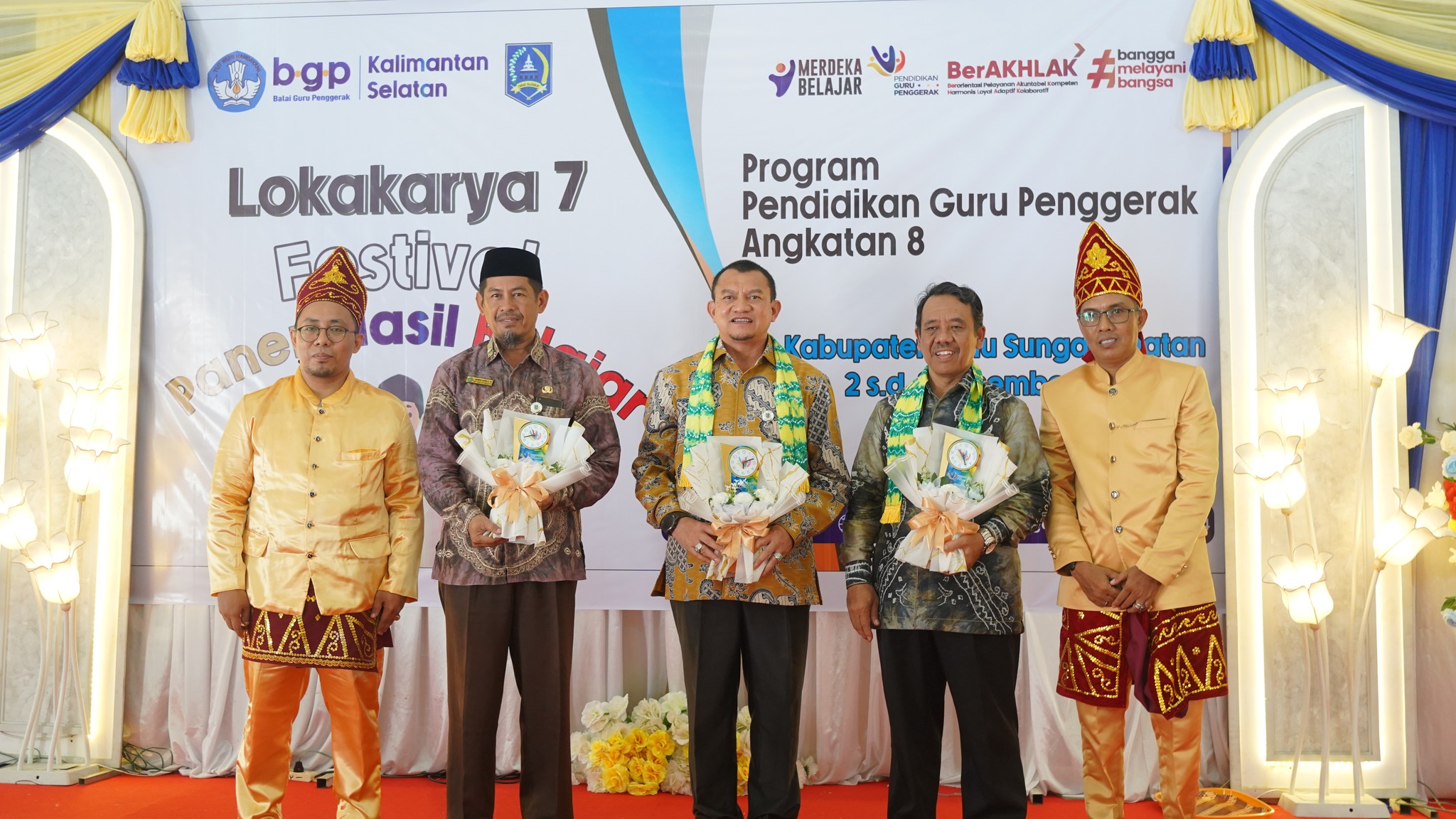 BERBAGAI KARYA DISUGUHKAN PADA FESTIVAL PANEN HASIL BELAJAR CALON GURU PENGGERAK ANGKATAN 8