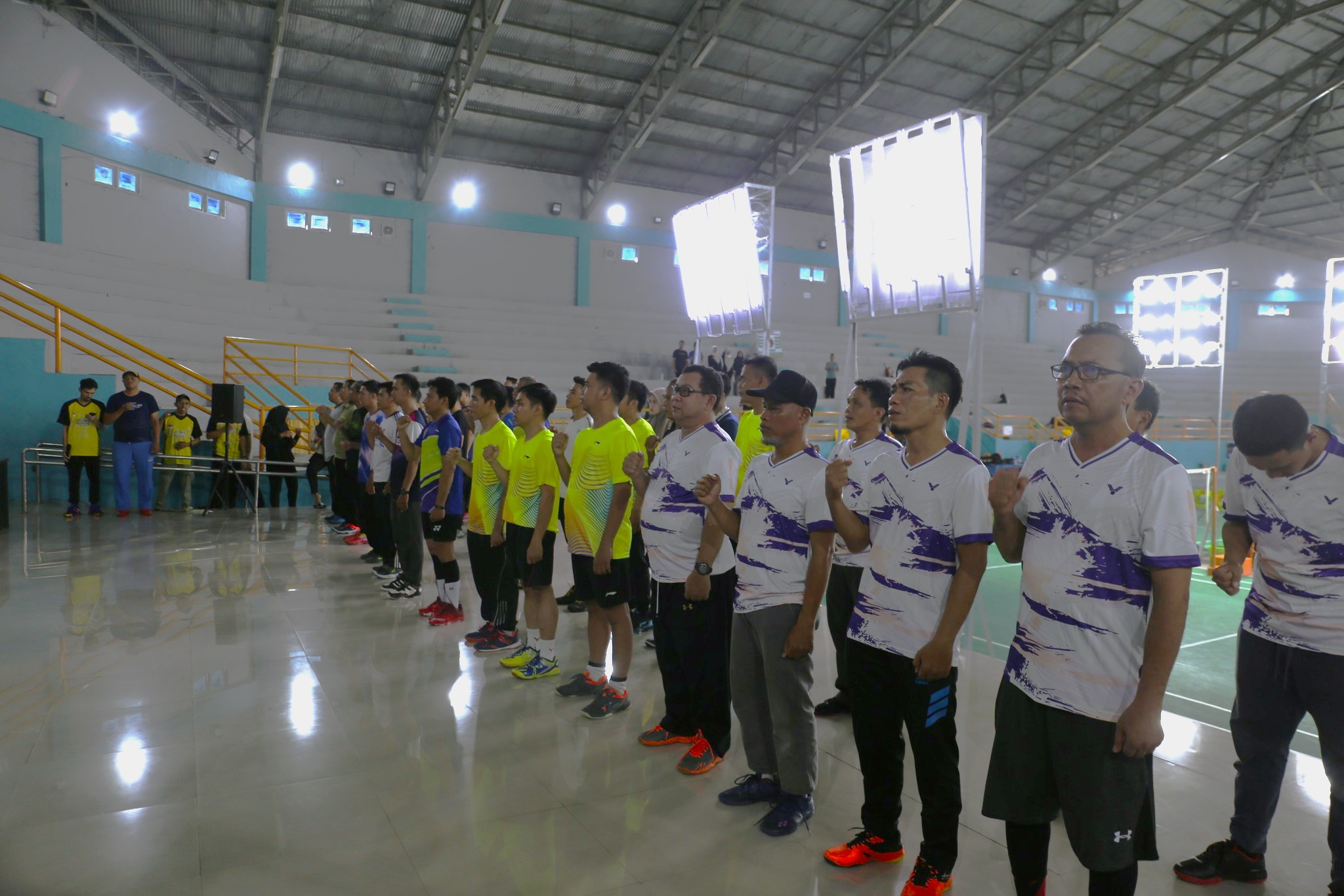 BUKA TURNAMEN BADMINTON KORPRI CUP 2023,  PJ BUPATI HSS : BEROLAHRAGA, BADAN SEHAT, PRODUKTIVAS KERJA MENINGKAT