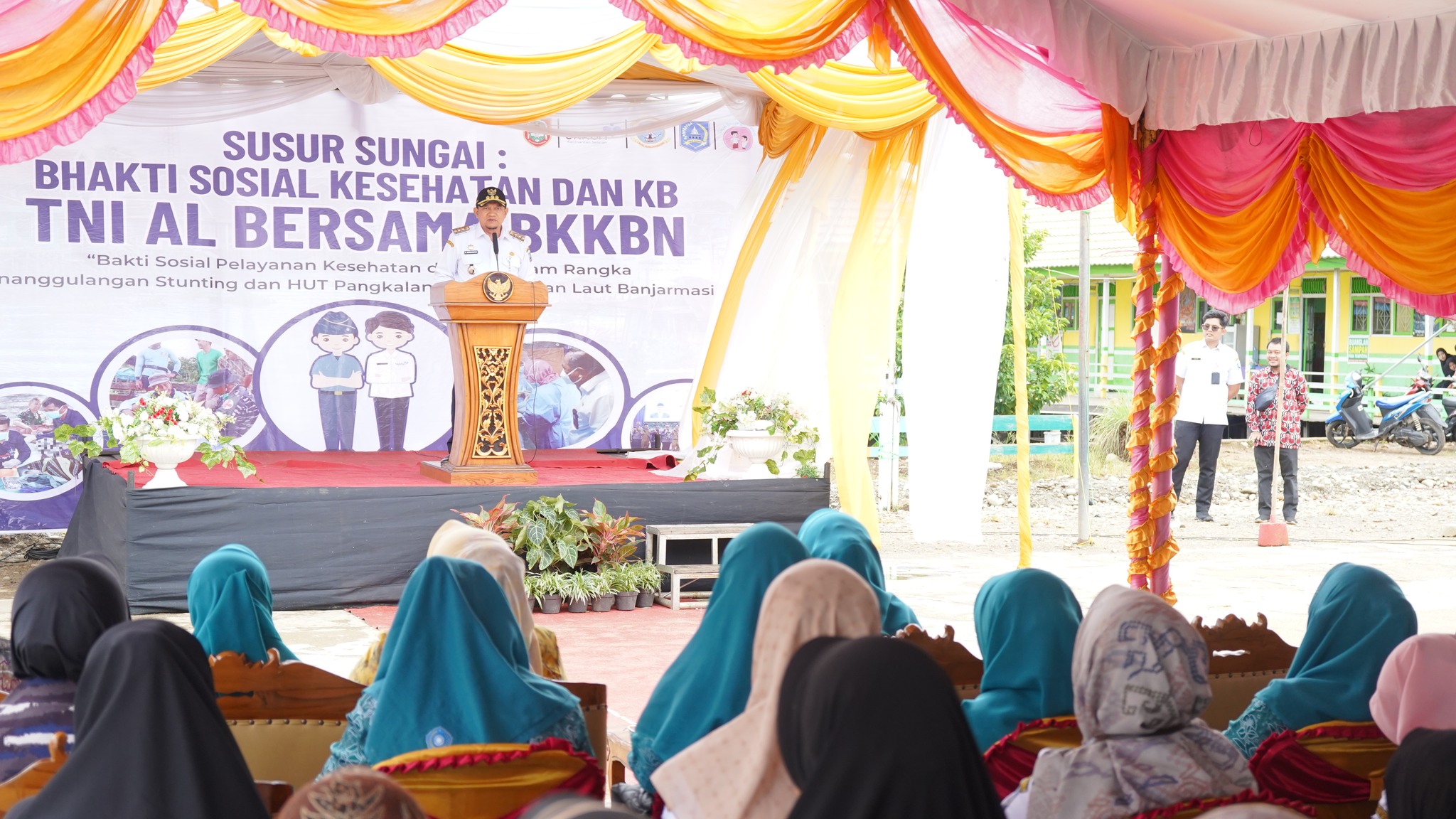 HADIRI BHAKTI SOSIAL DAN KB: PJ. BUPATI BERHARAP TERUS JALIN KOLABORASI DAN SINERGITAS BERSAMA DALAM PENANGANAN STUNTING