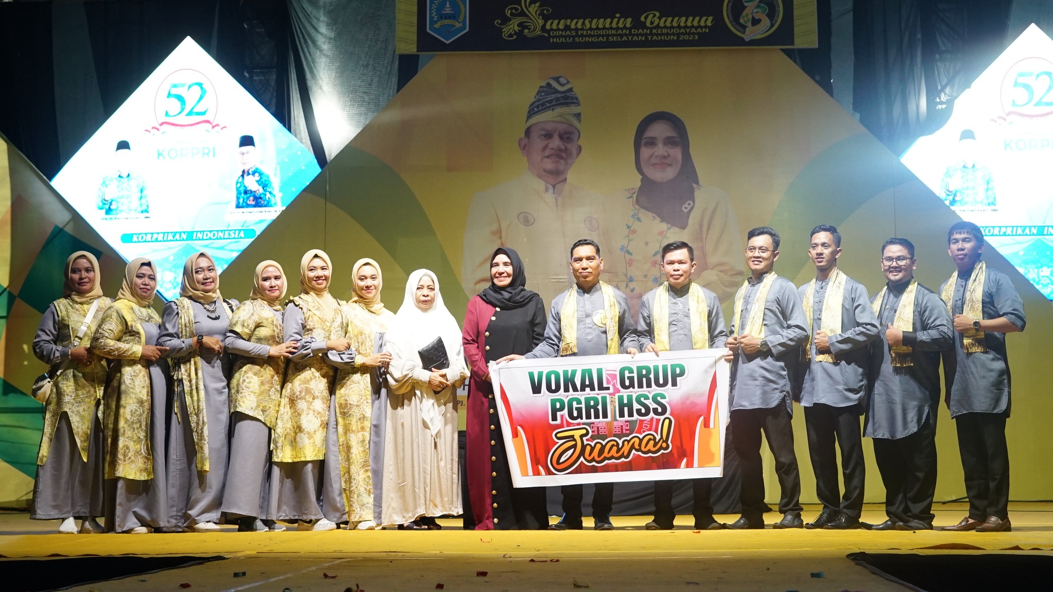 FINAL LOMBA NYANYI VOKAL GROUP “SENANDUNG SHOLAWAT” MERIAHKAN PANGGUNG HIBURAN HSS EXPO