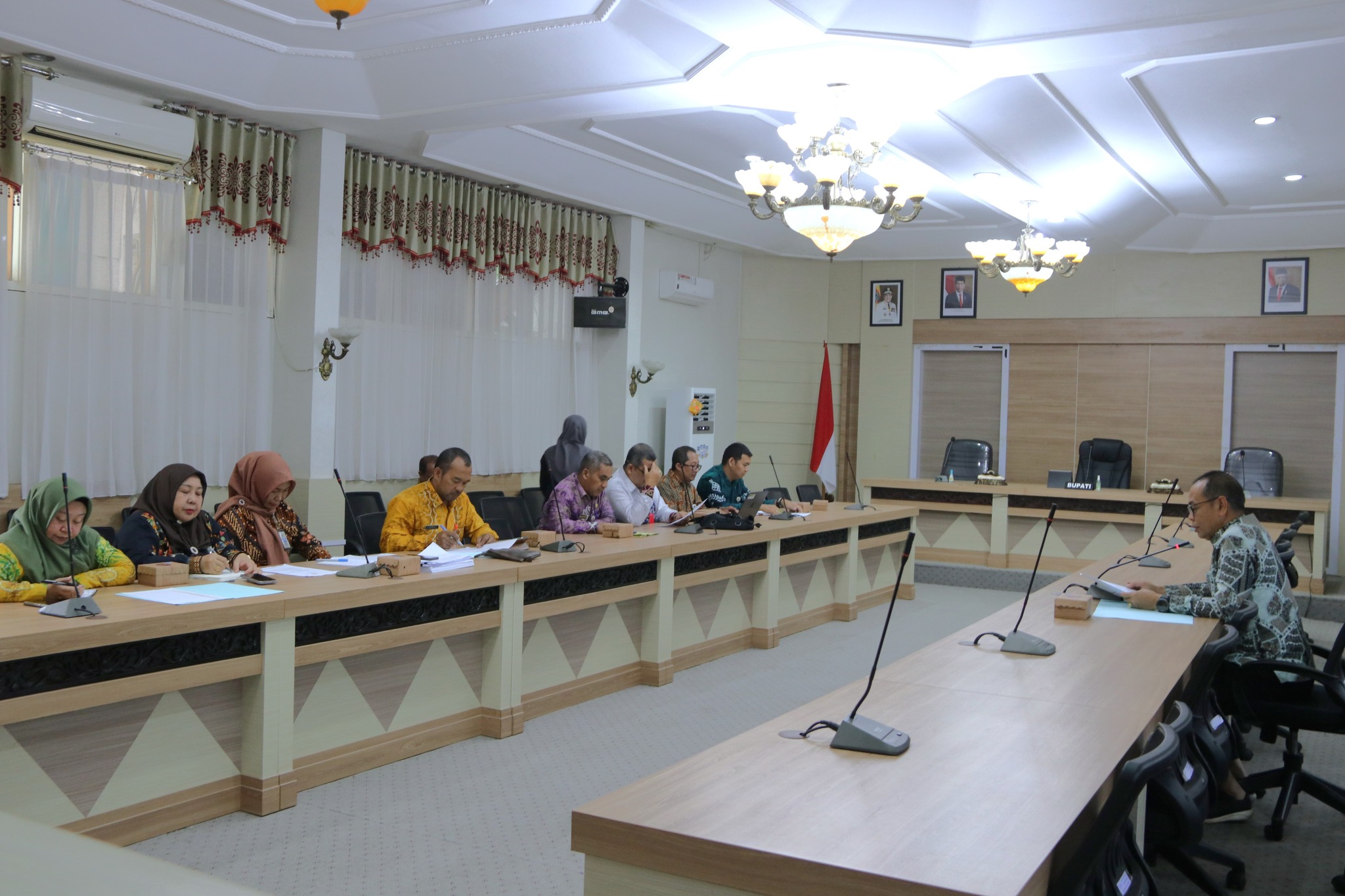RAPAT INTERNAL RENCANA USULAN PENATAAN KEBUTUHAN APARATUR SIPIL NEGARA LINGKUP PEMKAB HSS
