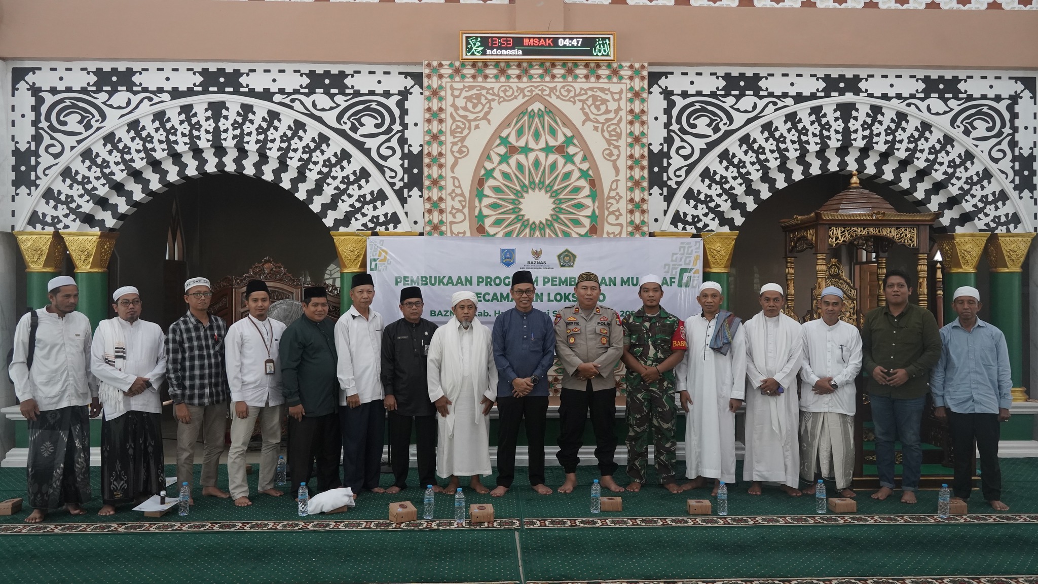 SEKDA KAB. HSS APRESIASI BADAN AMIL ZAKAT KAB. HSS ATAS PEMBINAAN MUALAF DI LOKSADO