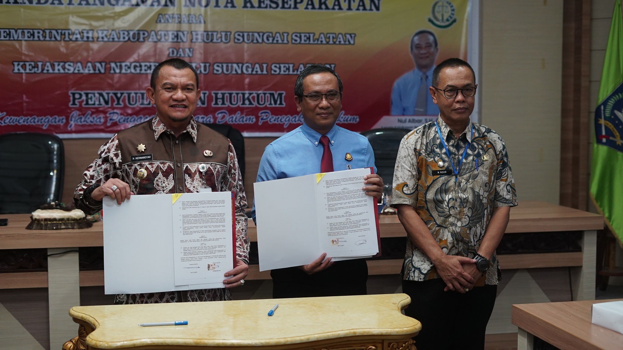 PJ. BUPATI HARAPKAN MOU DENGAN KEJARI BISA DIJADIKAN SEBAGAI SARANA DETEKSI HUKUM SEJAK DINI