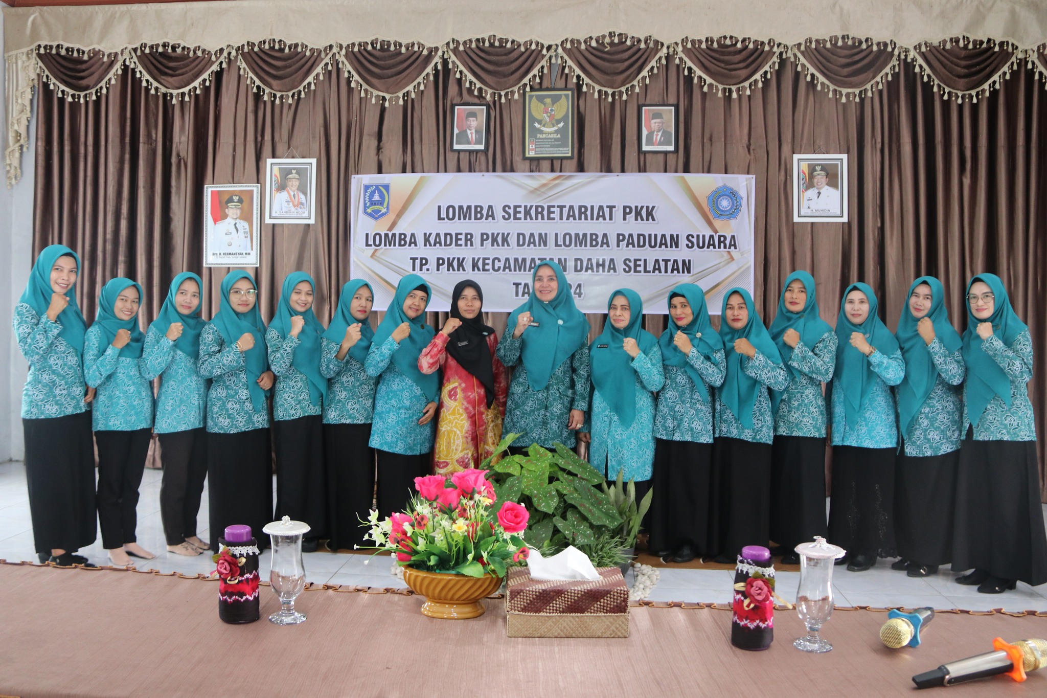 WILAYAH KECAMATAN DAHA SELATAN IKUTI PENILAIAN LOMBA PKK