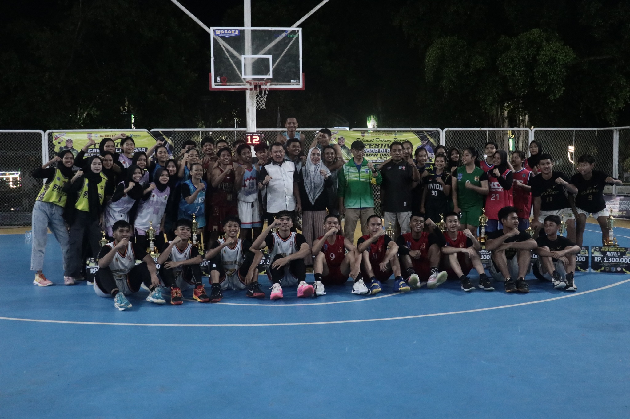 SUKSESNYA FESTIVAL BASKET PAMAN BIRIN CUP, BANGKITKAN SEMANGAT ATLET MUDA DI BANUA ENAM