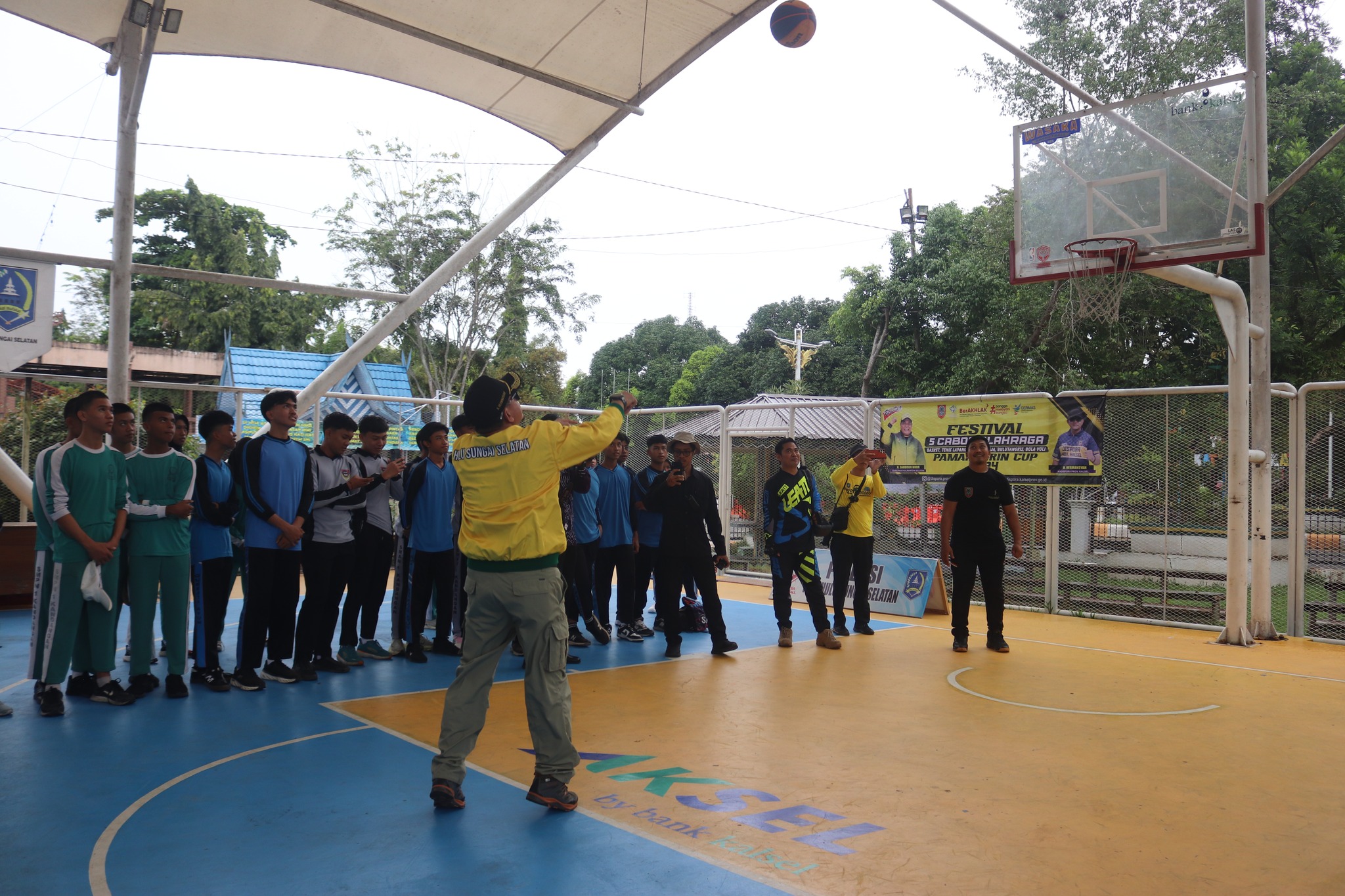 3 CABOR PAMAN BIRIN CUP PELAJAR 2024 DI KOTA KANDANGAN, RESMI DIBUKA PENJABAT BUPATI HSS