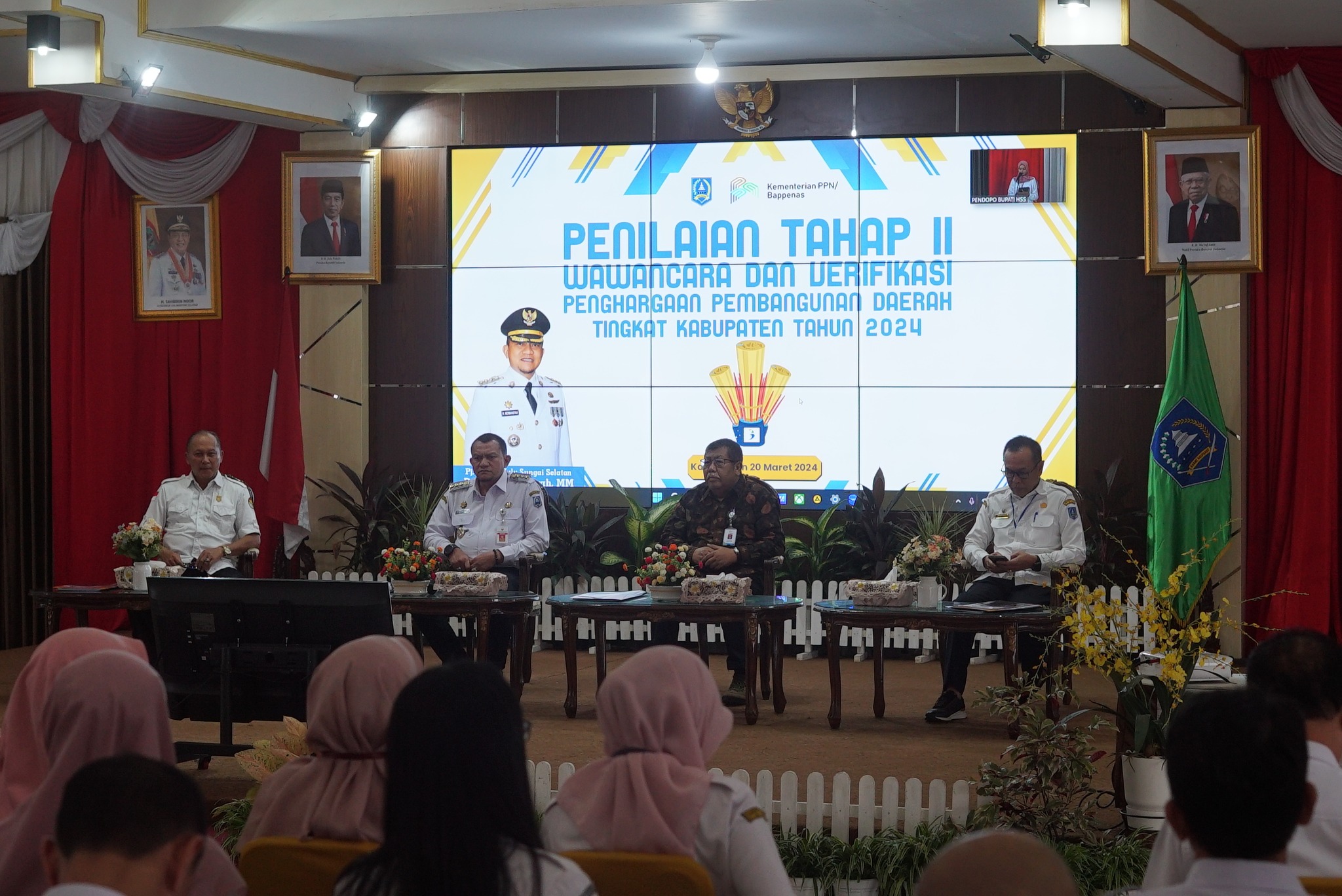 PJ BUPATI HSS MEMIMPIN PEMBUKAAN FGD PENILAIAN TAHAP II PPD: LANGKAH MAJU KABUPATEN HSS MENUJU PEMBANGUNAN BERKUALITAS