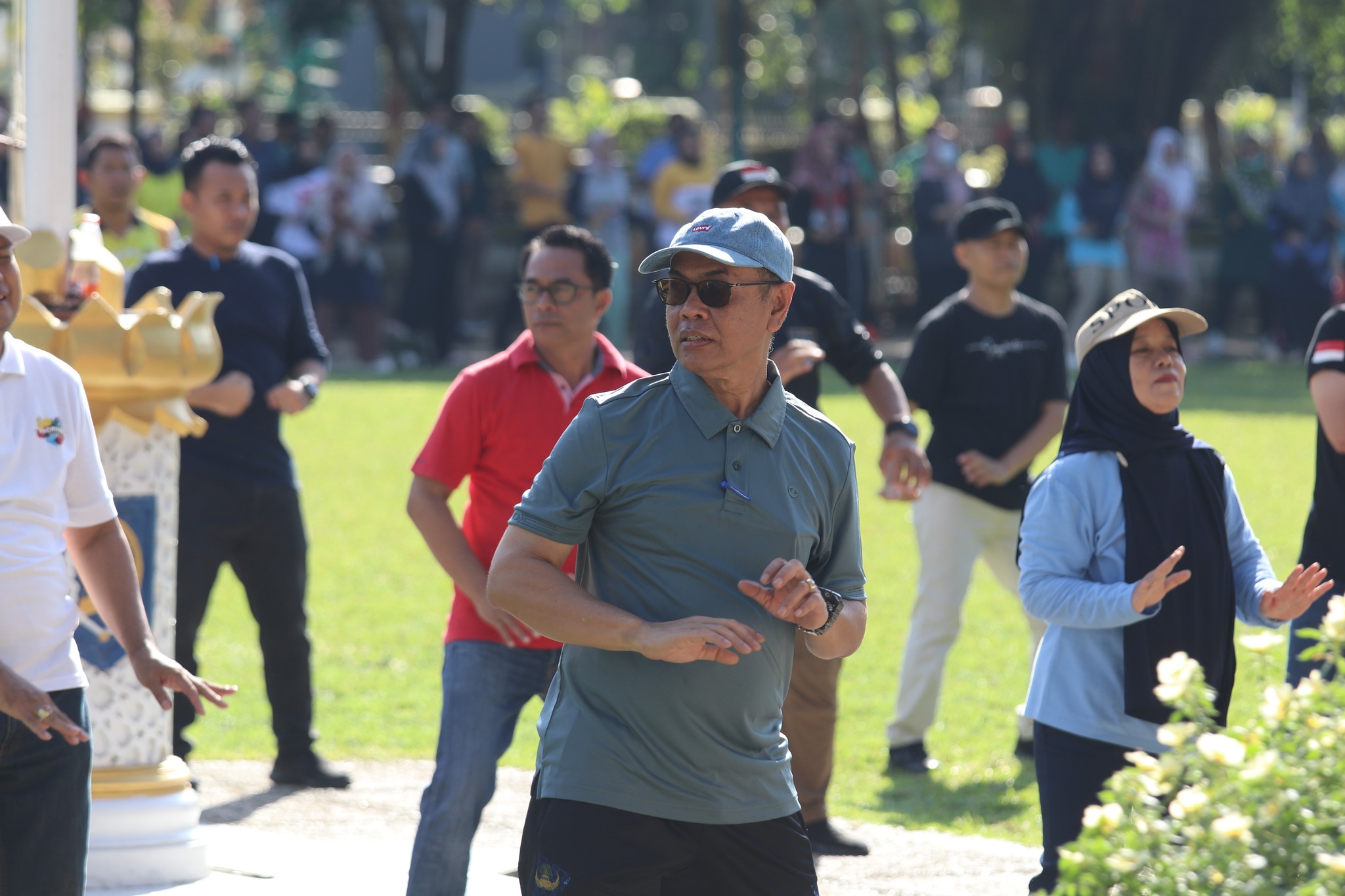 SENAM GABUNGAN DI LAPANGAN LAMBUNG MANGKURAT KANDANGAN