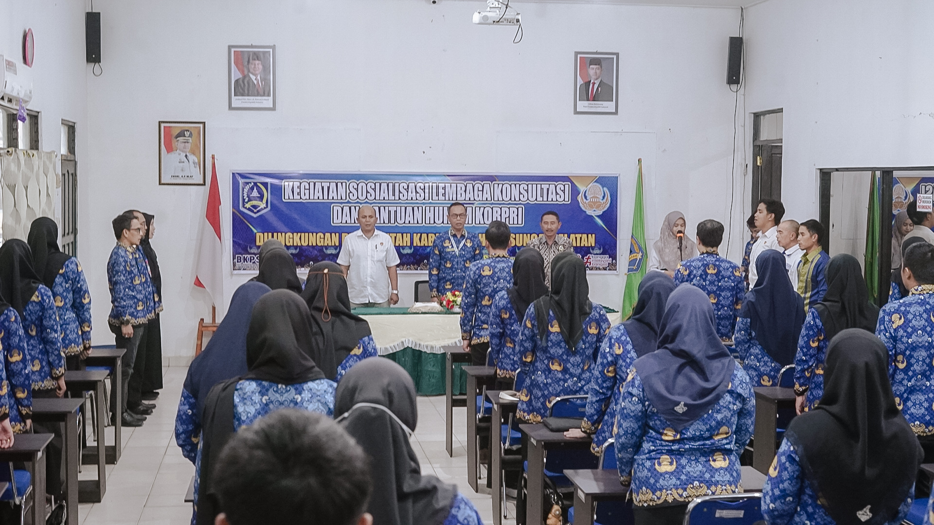 SEKDA KAB. HSS BUKA SOSIALISASI LEMBAGA KONSULTASI DAN BANTUAN HUKUM (LKBH) KORPRI