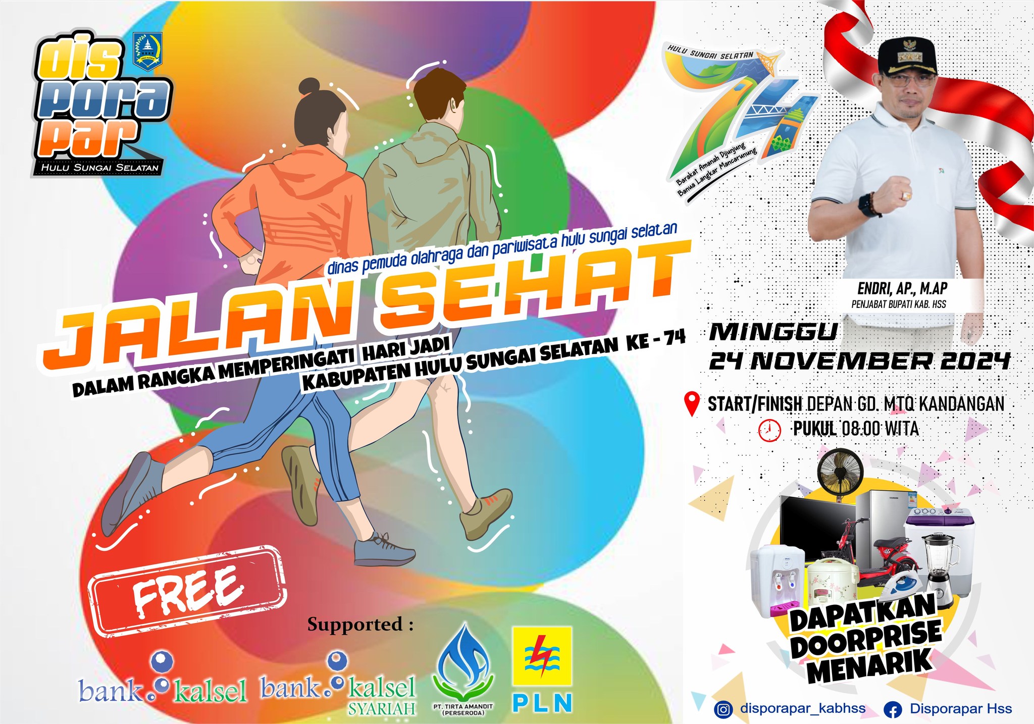 AYO RAMAIKAN JALAN SEHAT BERSAMA