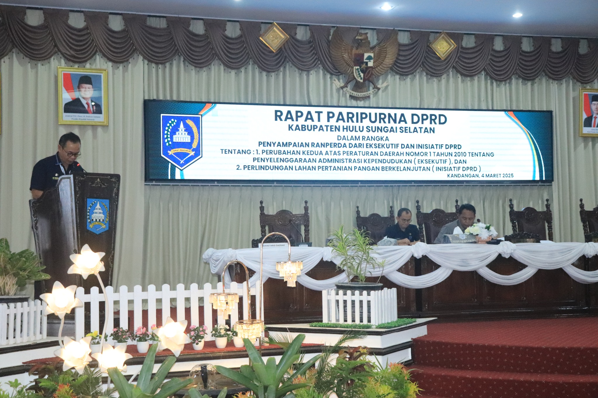RAPURNA DPRD HSS, AJUKAN 2 BUAH RANPERDA BARU, DARI EKSEKUTIF & LEGISLATIF