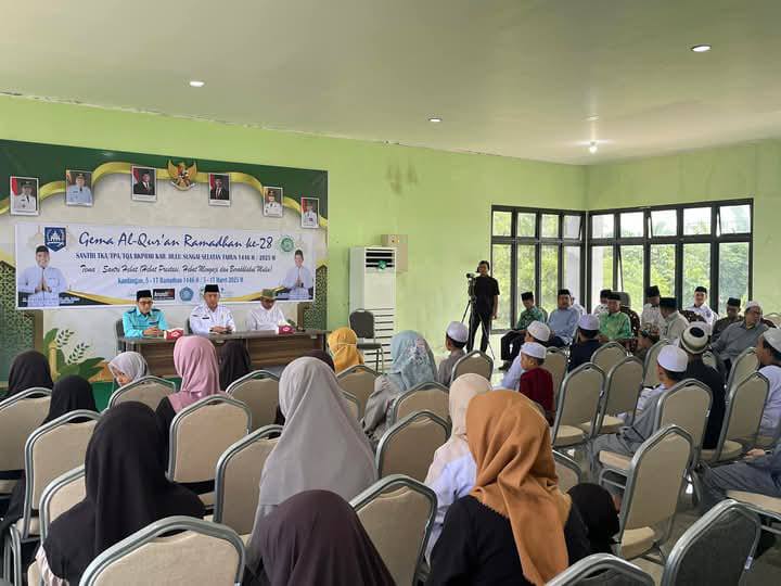 PUPUK KECINTAAN PADA AL-QUR’AN SEJAK DINI, GEMA AL-QUR’AN RAMADHAN KEMBALI DIGELAR