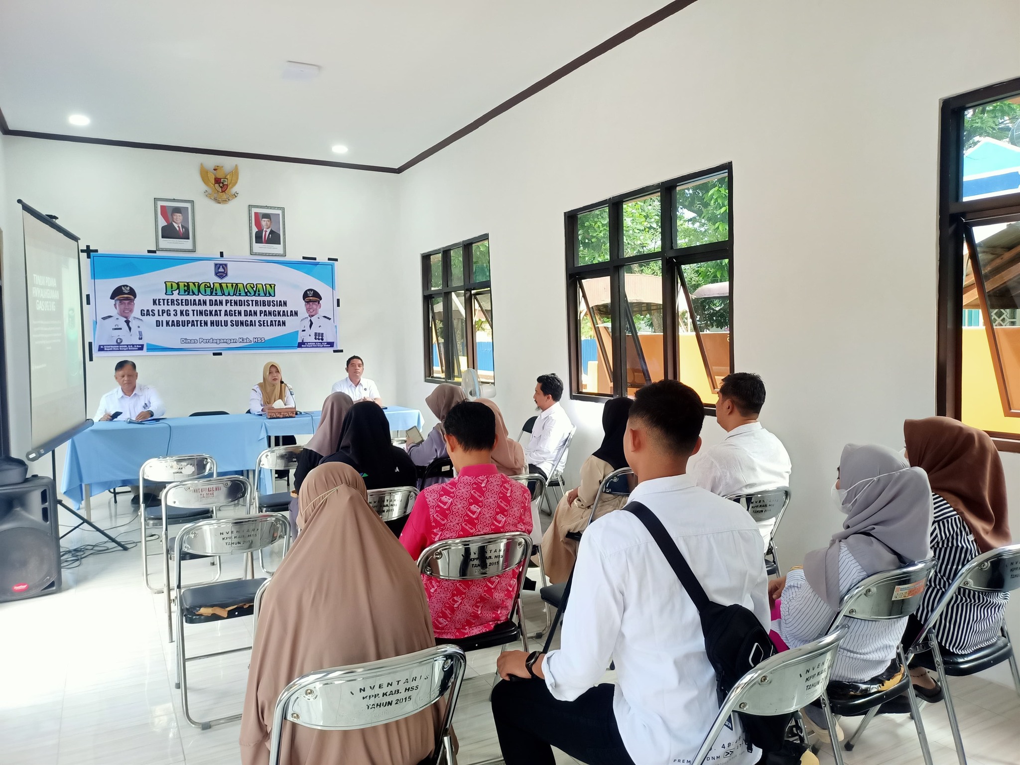 DISDAG HSS BERSAMA POLRES DAN KEJARI LAKUKAN PENGAWASAN KETERSEDIAAN DAN DISTRIBUSI LPG 3 KG