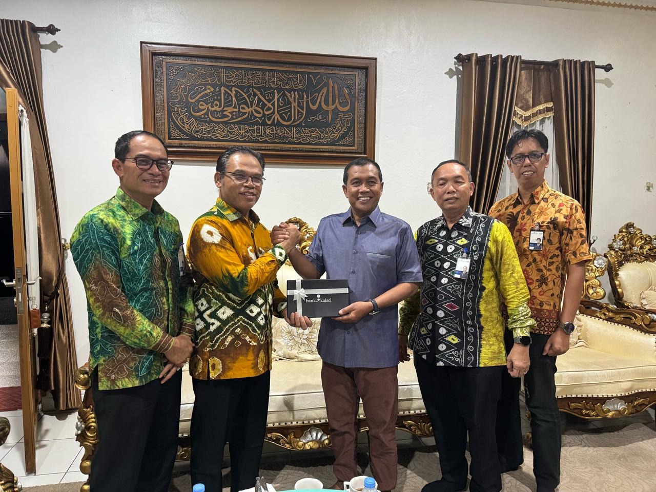TERIMA KUNJUNGAN, BANK KALSEL SIAP DUKUNG PROGRAM PEMBANGUNAN