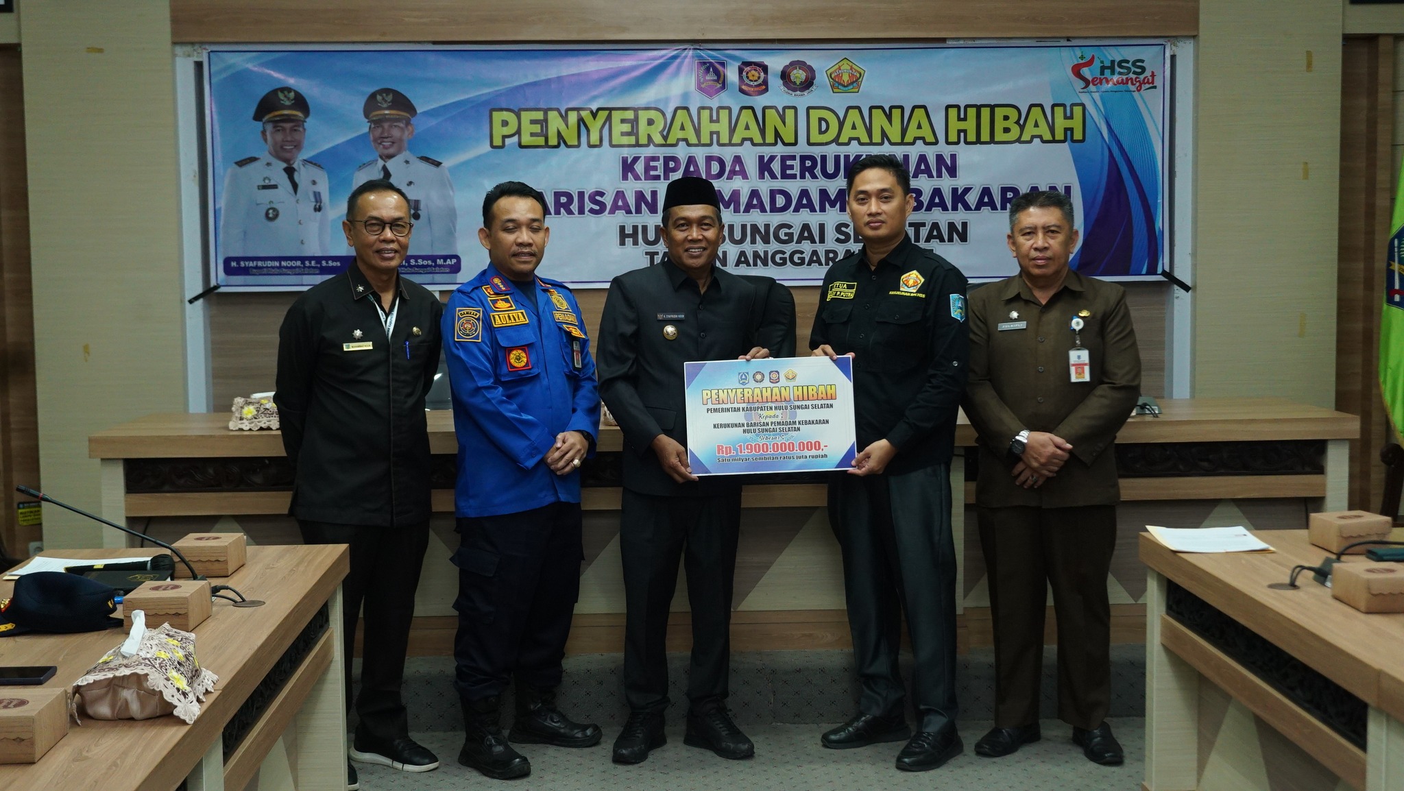 WUJUD APRESIASI ATAS DEDIKASI, PEMKAB HSS HIBAHKAN RP1,9 MILIAR UNTUK KERUKUNAN BPK