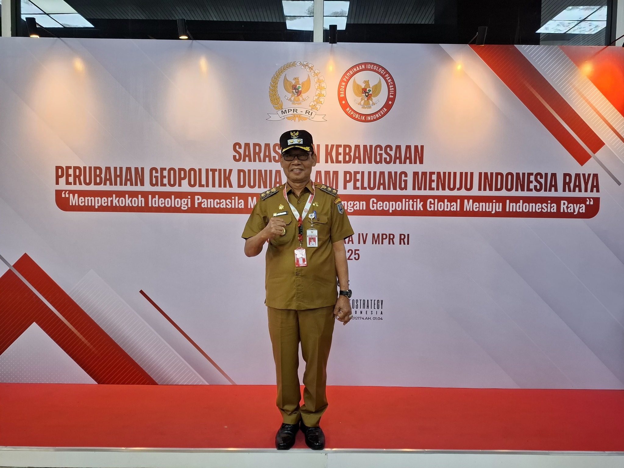WAKIL BUPATI HULU SUNGAI SELATAN HADIRI FORUM NASIONAL BERTEMA GEOPOLITIK DAN IDEOLOGI KEBANGSAAN