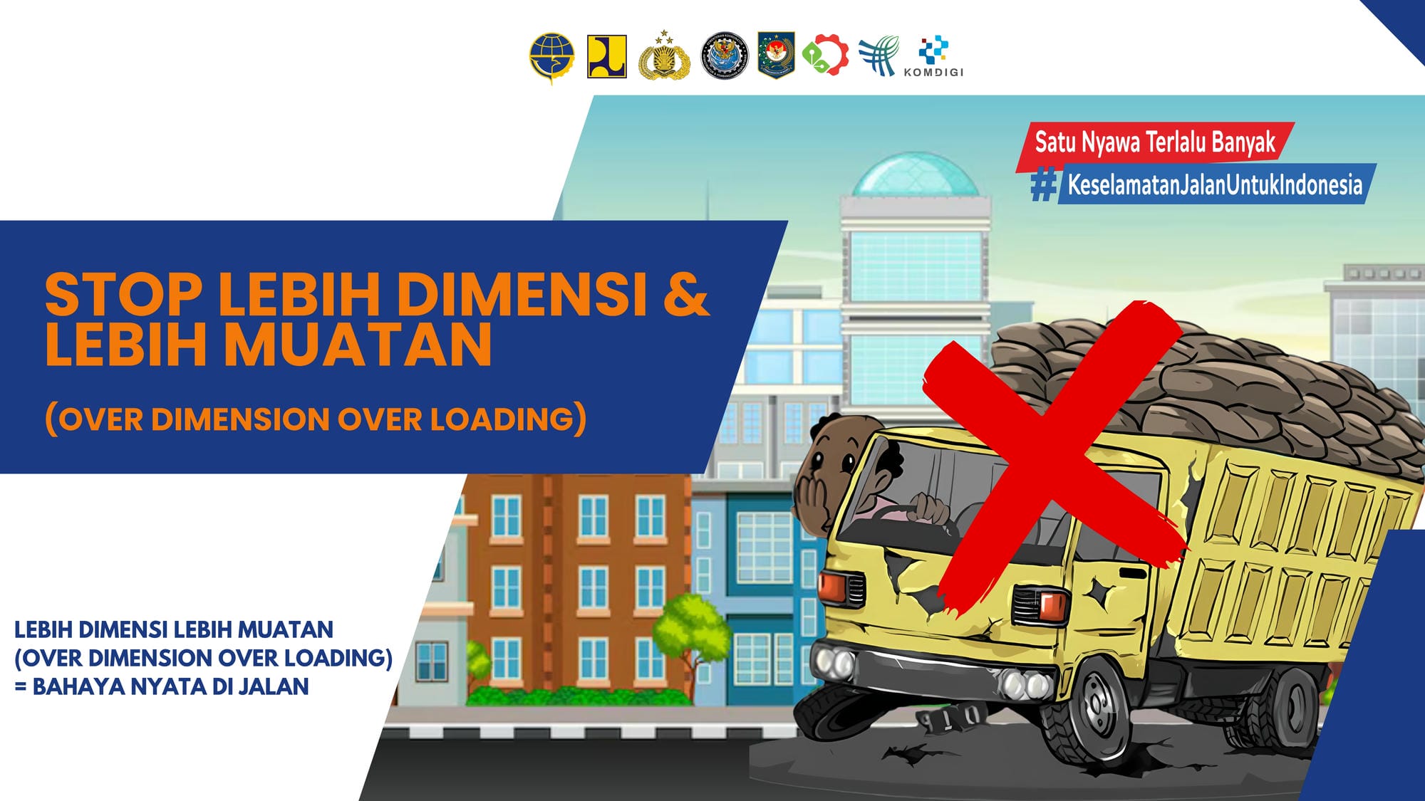 Hentikan Truk Bermuatan Dan Berdimensi Berlebih, Demi Keselamatan Bersama