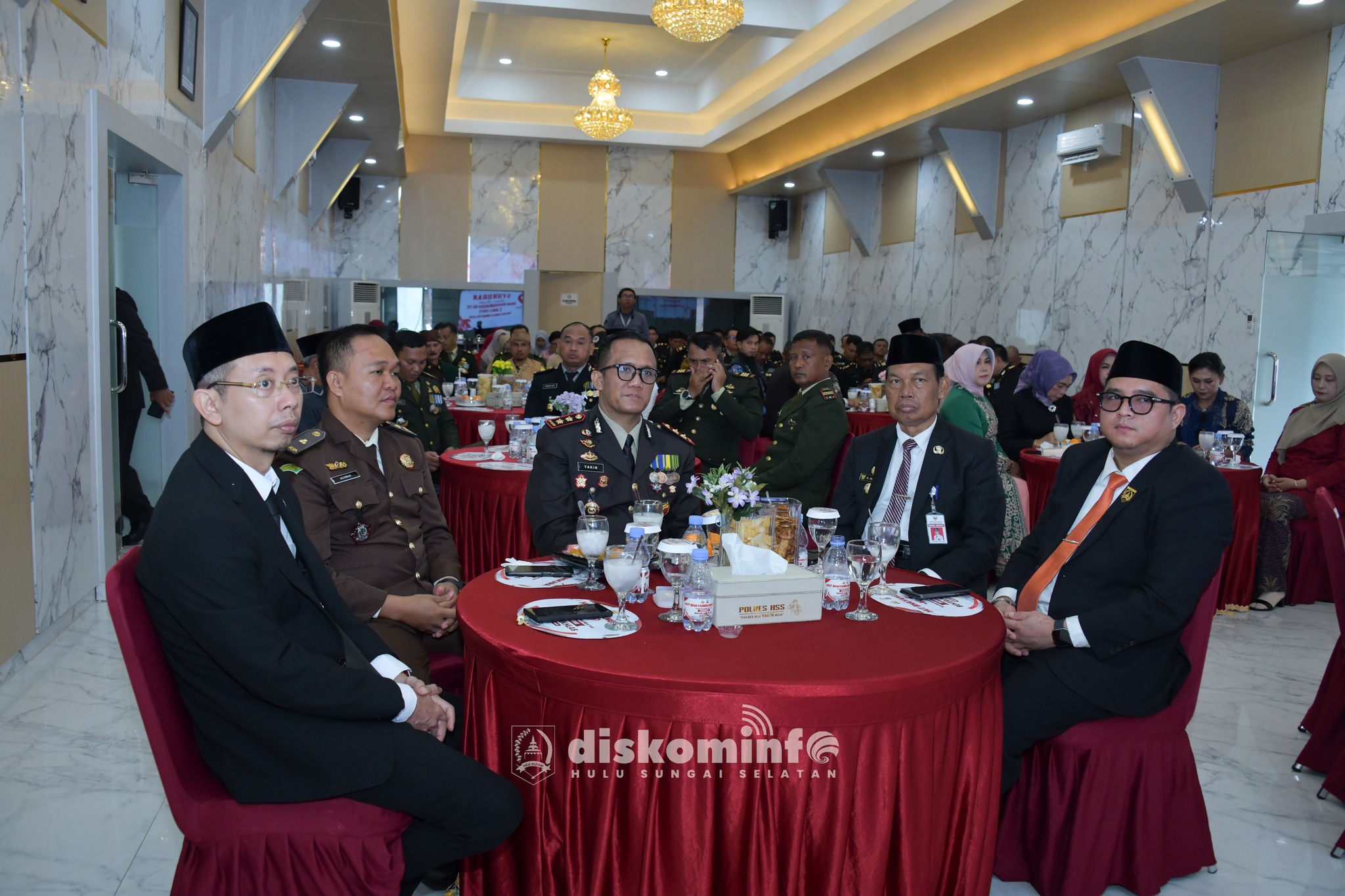 WAKIL BUPATI HSS HADIRI SYUKURAN HARI BHAYANGKARA KE-79, WUJUDKAN SINERGI DENGAN POLRI