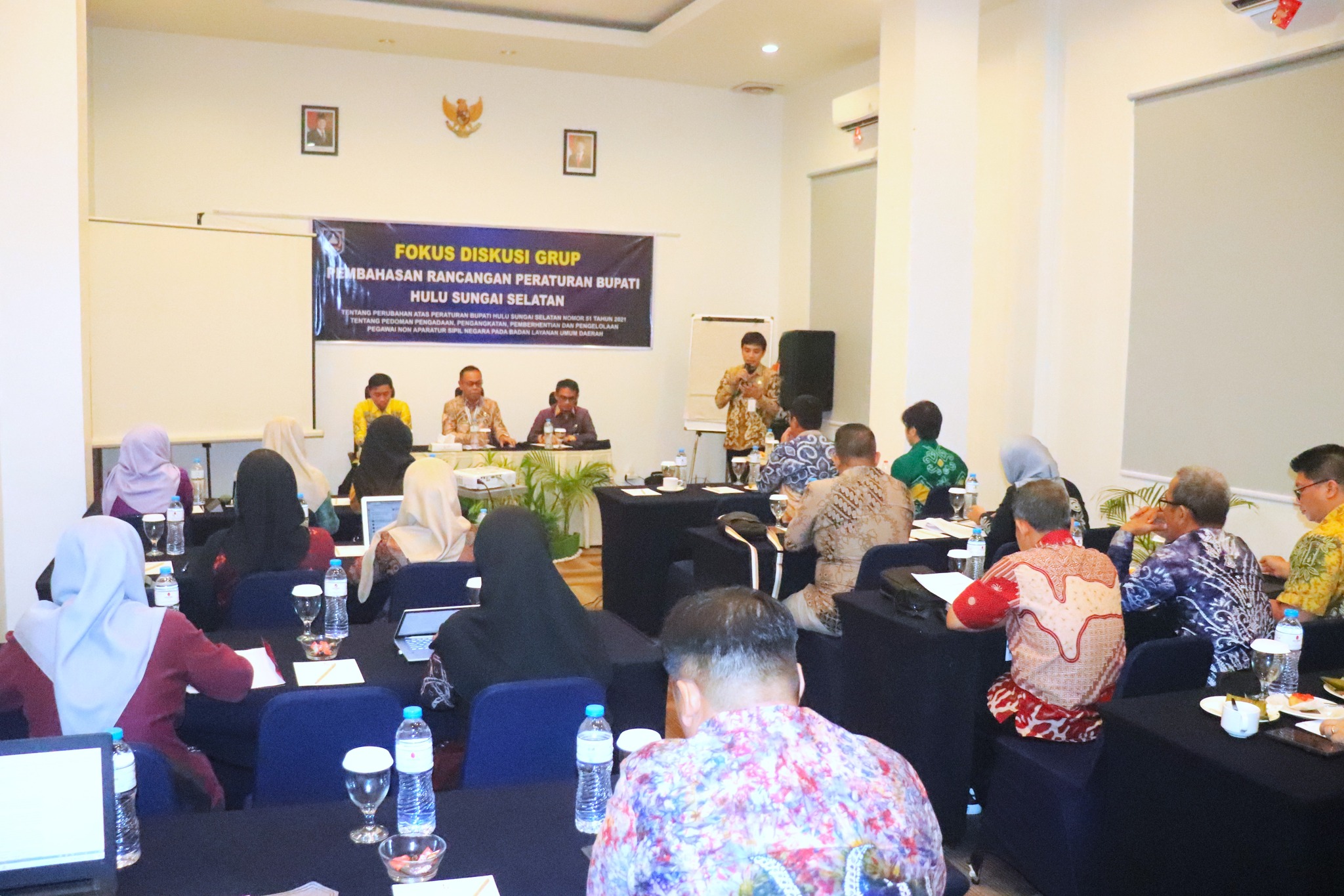 PERCEPAT REGULASI : PEMKAB HSS GELAR FORUM DISKUSI PERUBAHAN PERBUP TENTANG PEGAWAI NON-ASN BLUD