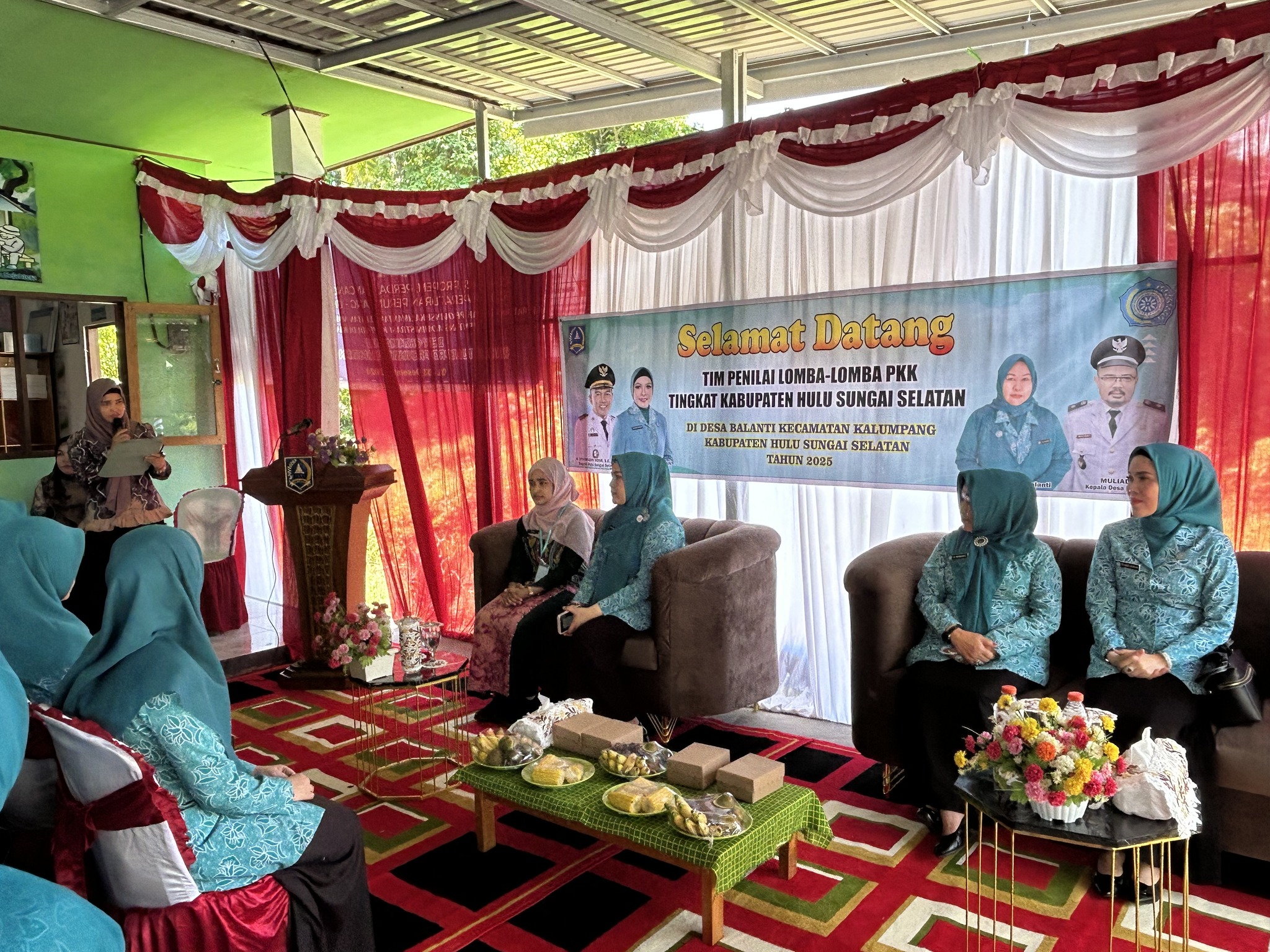 KECAMATAN KALUMPANG MENJADI KECAMATAN TERAKHIR DI LAKUKAN PENILAIAN LOMBA – LOMBA PKK TINGKAT KABUPATEN HSS 2025