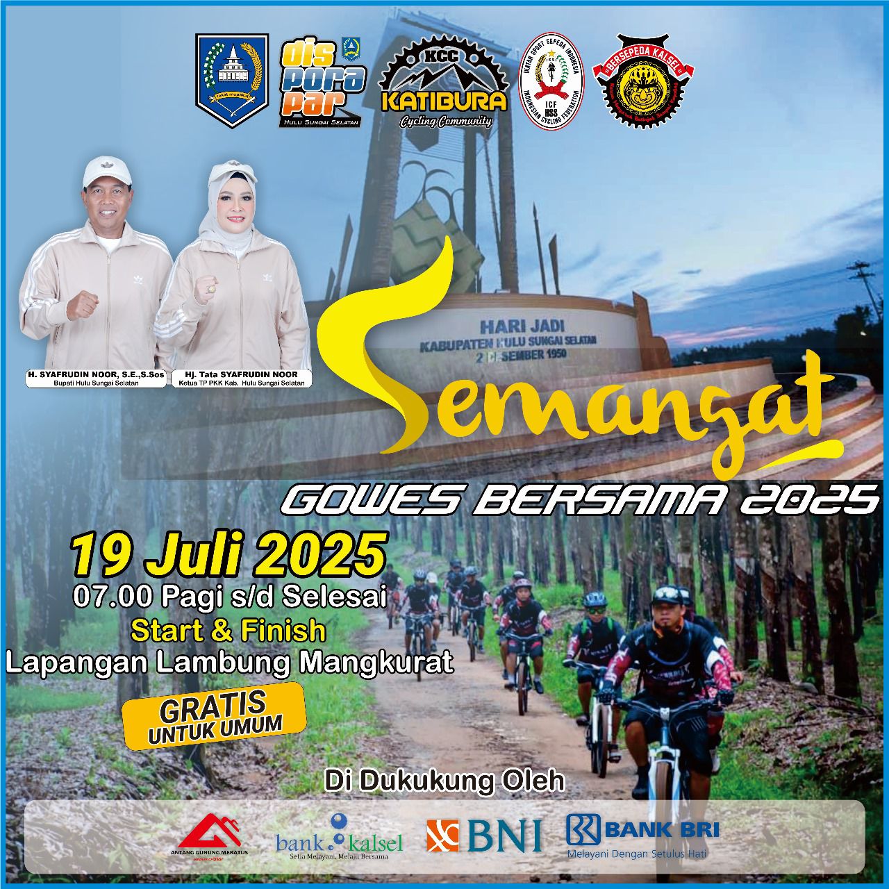 GOWES BERSAMA 2025, GRATIS UNTUK UMUM!