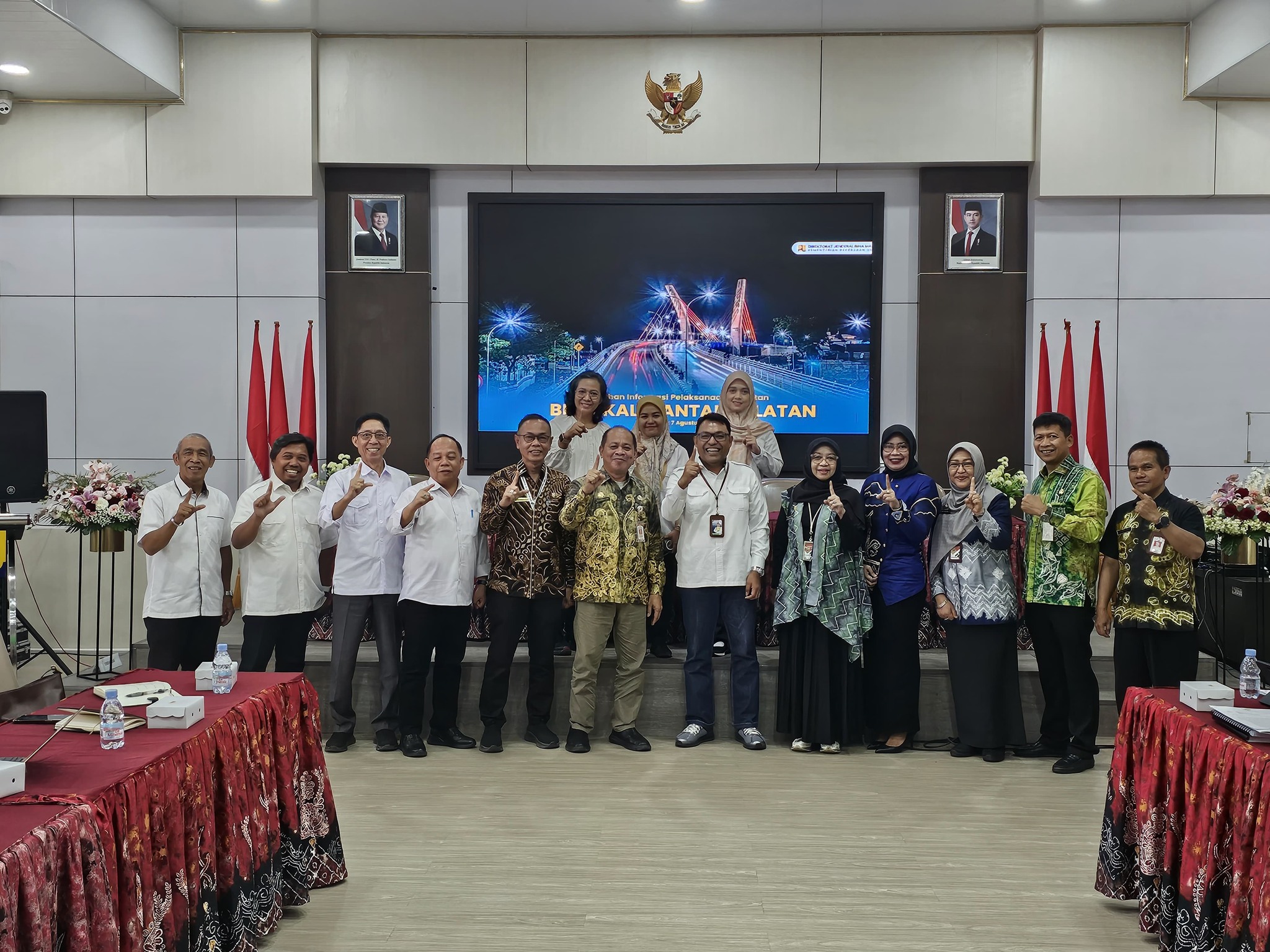 SEKDA HSS HADIRI RAPAT VALIDASI PROGRAM INPRES JALAN DAERAH TAHUN ANGGARAN 2025