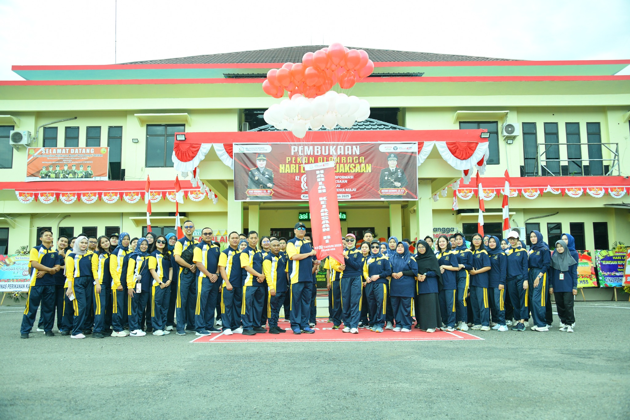 SEMARAK PEKAN OLAHRAGA WARNAI PERINGATAN HARI LAHIR KEJAKSAAN RI KE-80 DI HSS
