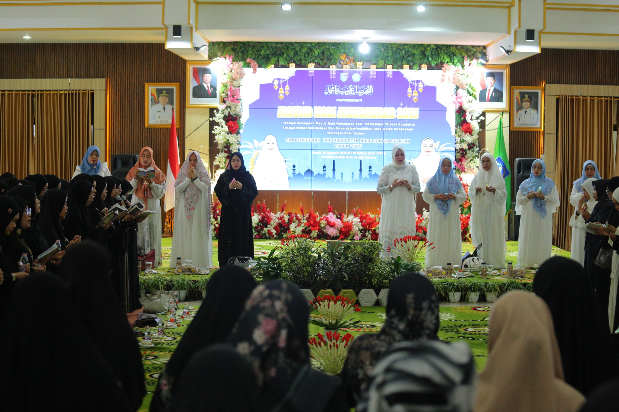 TELADANI AKHLAK RASULULLAH, TP. PKK HSS GELAR PERINGATAN MAULID NABI MUHAMMAD SAW