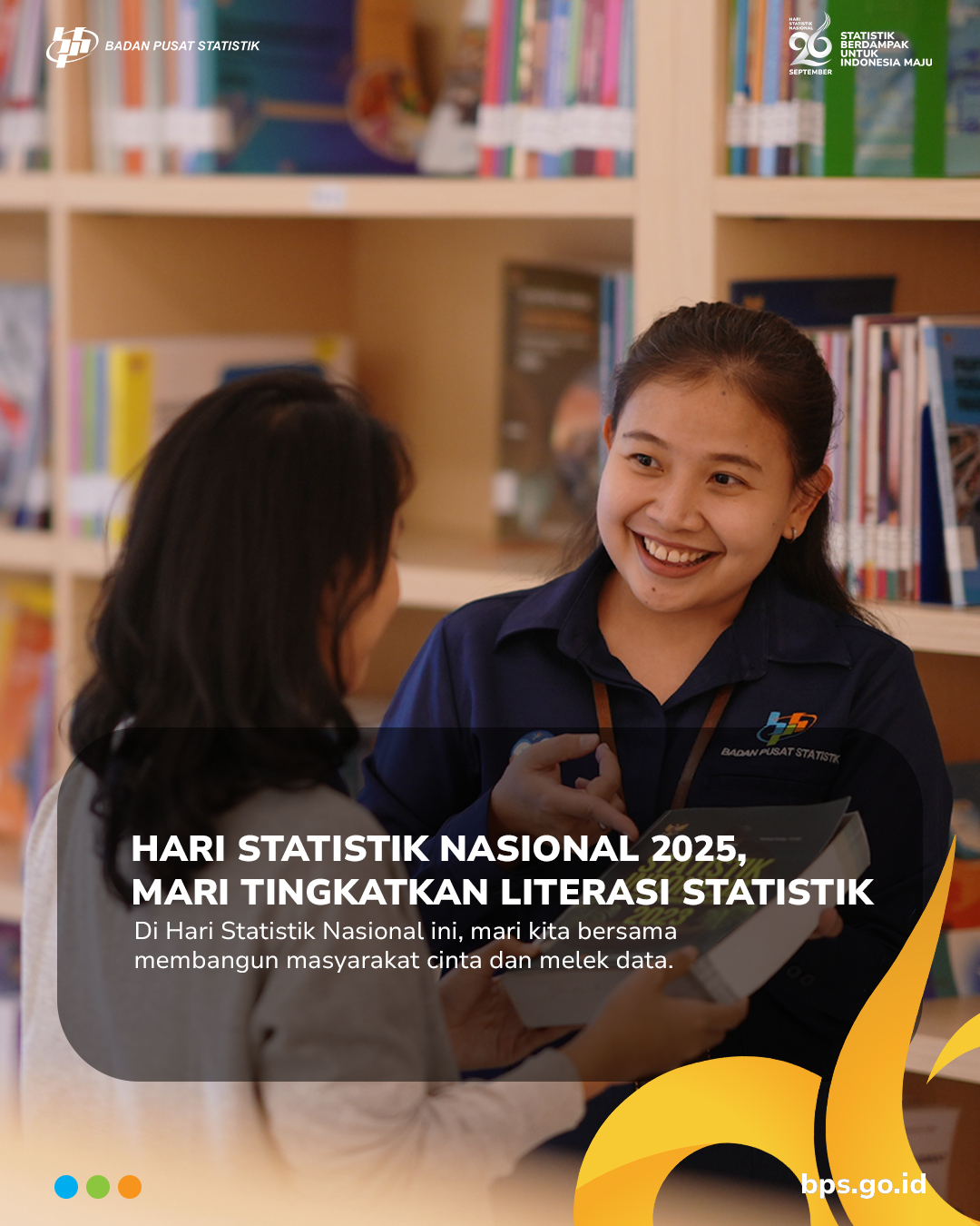 HARI STATISTIK NASIONAL 2025, MARI TINGKATKAN LITERASI STATISTIK