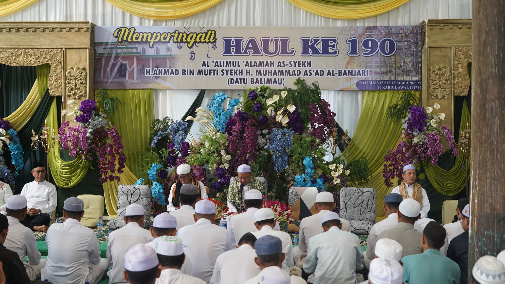 PERINGATAN HAUL KE-190 DATU BALIMAU, BUPATI HSS AJAK JAGA PERSATUAN DAN TELADANI ULAMA