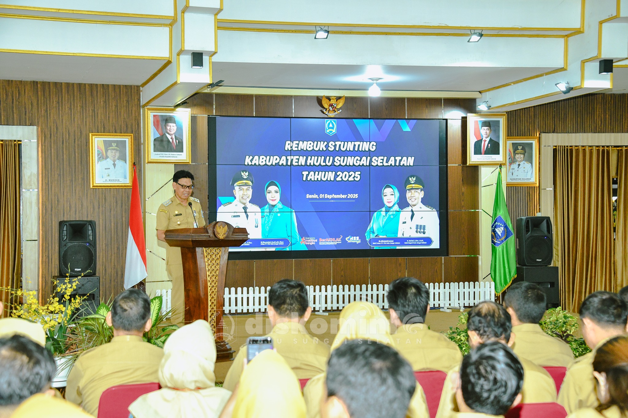 PEMKAB HSS GELAR REMBUK STUNTING 2025, KOMITMEN BERSAMA TURUNKAN ANGKA STUNTING
