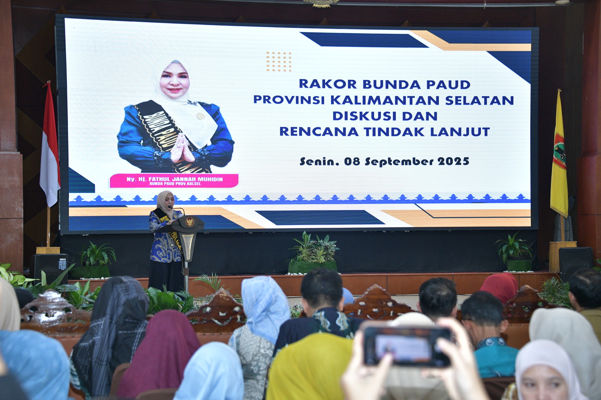BUNDA PAUD HSS HADIRI PENGUKUHAN BUNDA PAUD KOTA BANJARBARU, PERKUAT SINERGI PENDIDIKAN ANAK USIA DINI DI KALSEL