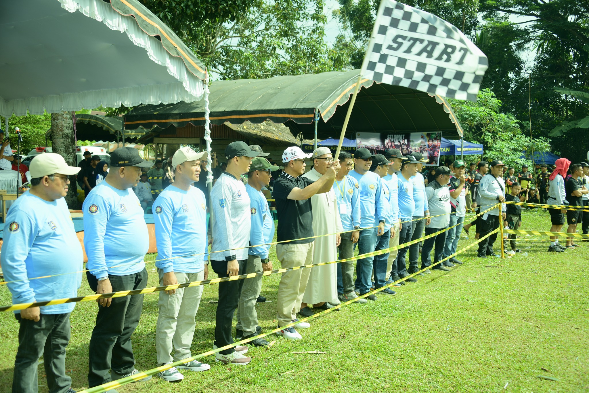 SEKDA HSS RESMI BUKA LOMBA KETANGKASAN BARISAN PEMADAM KEBAKARAN “SEMANGAT CUP” 2025