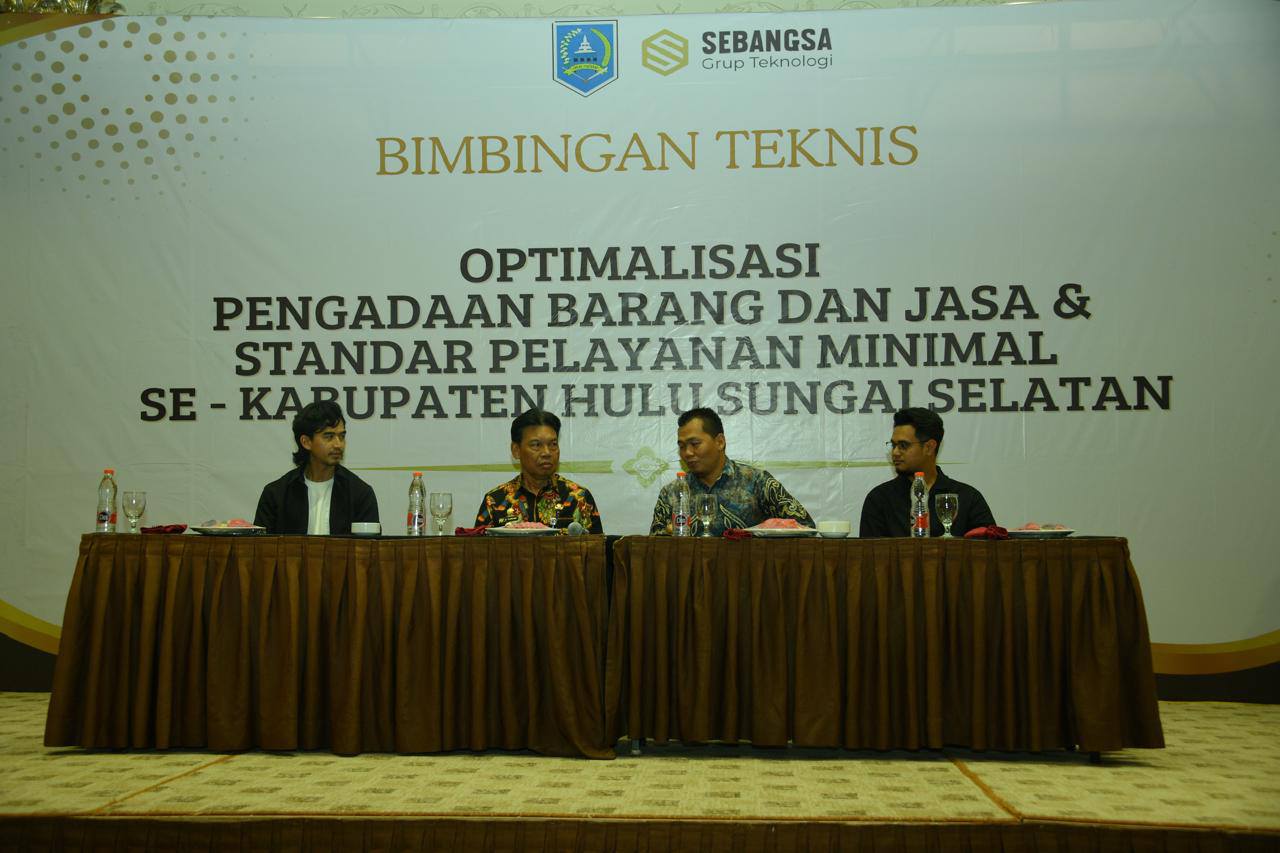 WAKIL BUPATI HULU SUNGAI SELATAN BUKA BIMTEK OPTIMALISASI PENGADAAN BARANG/JASA DAN STANDAR PELAYANAN MINIMAL DESA