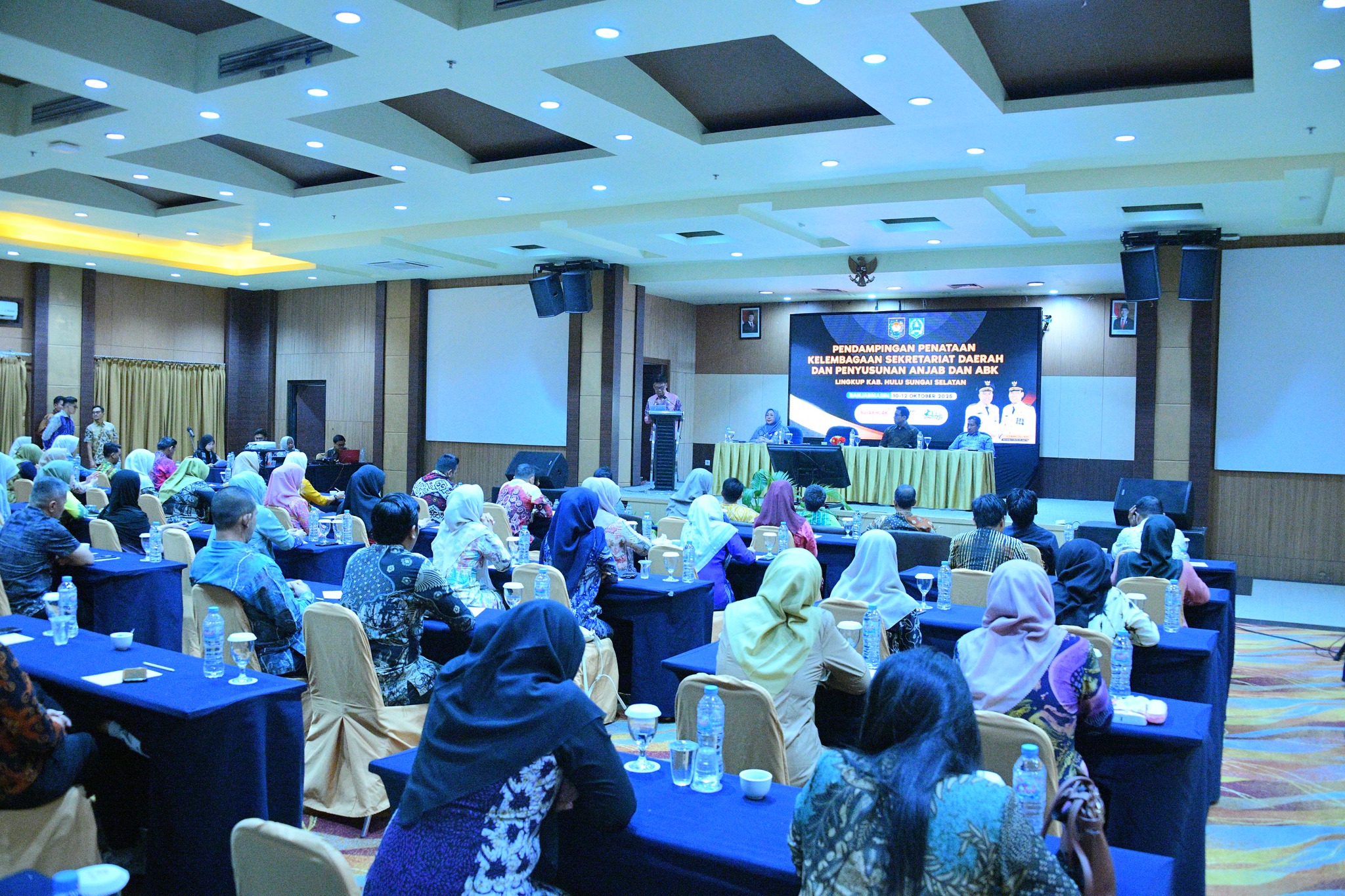 WABUP HSS BUKA KEGIATAN PENDAMPINGAN PENATAAN KELEMBAGAAN DAN PENYUSUNAN ANJAB-ABK