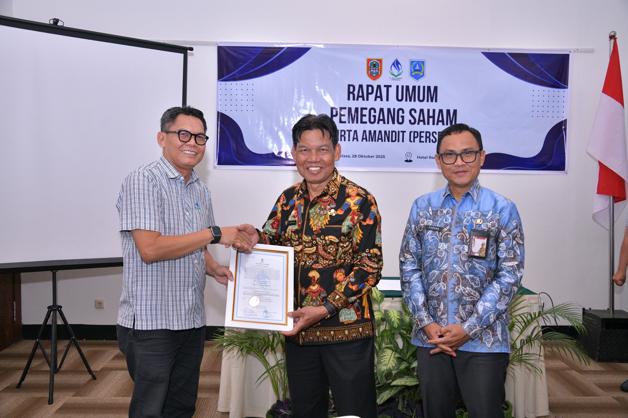 PEMKAB HSS DAN PT. TIRTA AMANDIT GELAR RUPS, BAHAS RKAP 2026 DAN TEKNOLOGI AIR BERSIH