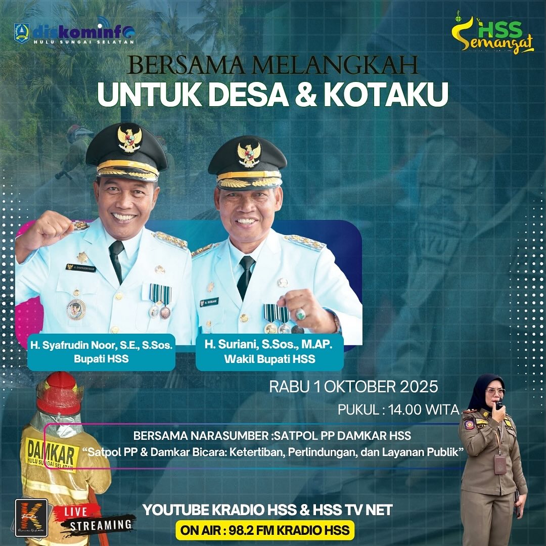 BERSAMA MELANGKAH UNTUK DESA & KOTAKU : SATPOL PP & DAMKAR BICARA: KETERTIBAN, PERLINDUNGAN, DAN LAYANAN PUBLIK