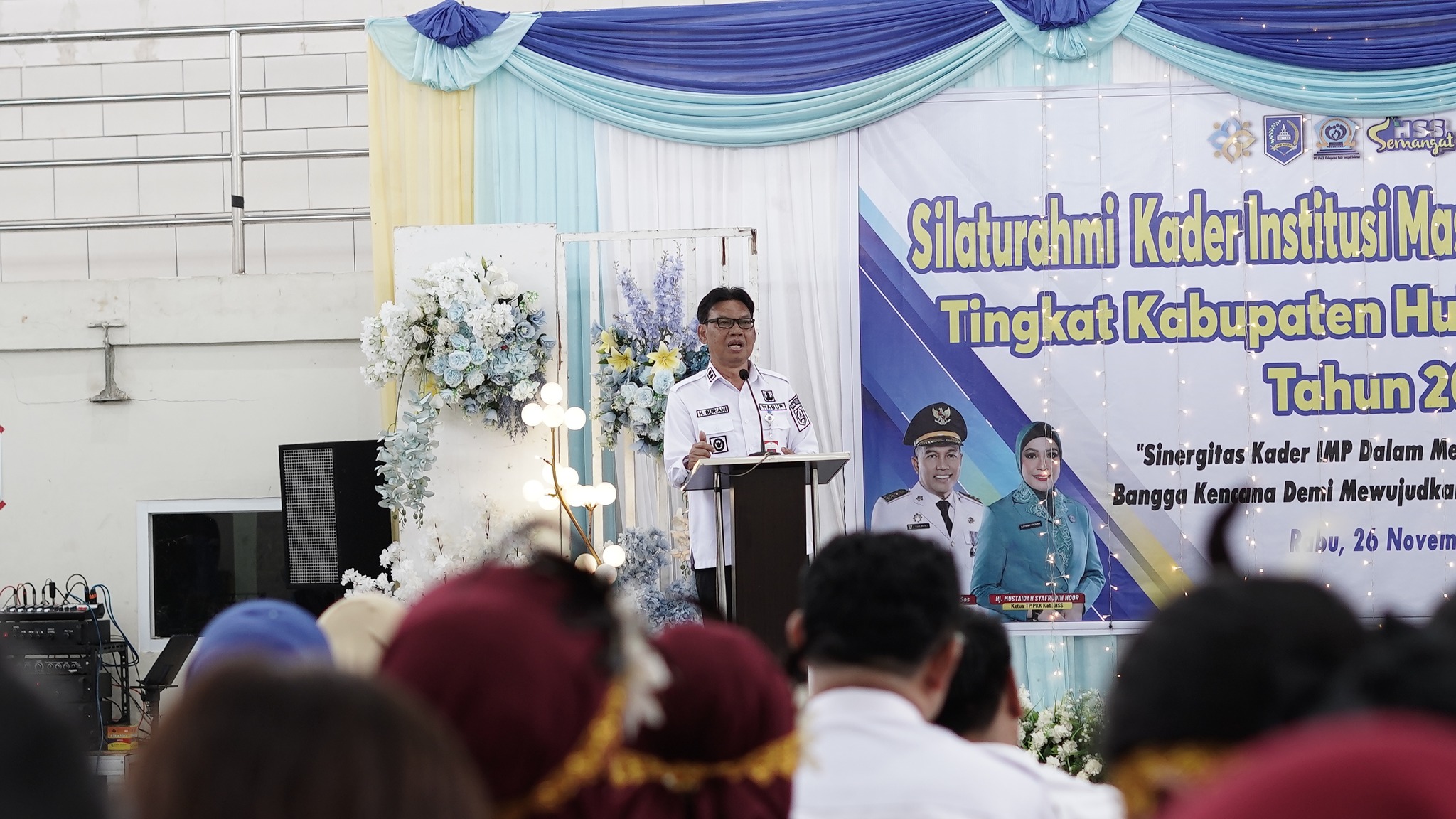 WABUP HSS RESMI BUKA SILATURAHMI KADER IMP 2025, TEKANKAN PENGUATAN PERAN DI DESA