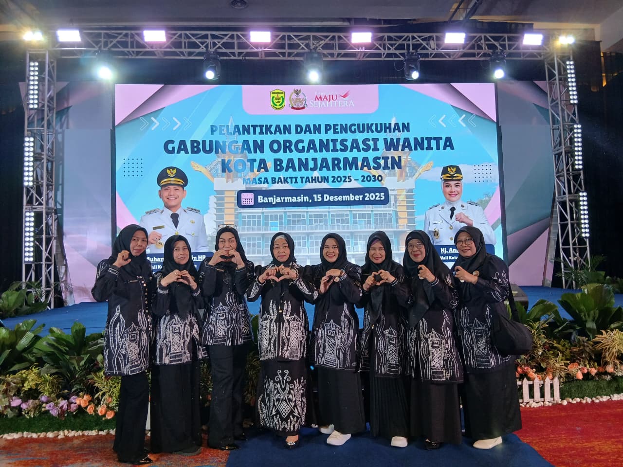 PERKUAT KERJA SAMA, KETUA GOW KAB. HSS HADIRI PELANTIKAN GOW KOTA BANJARMASIN