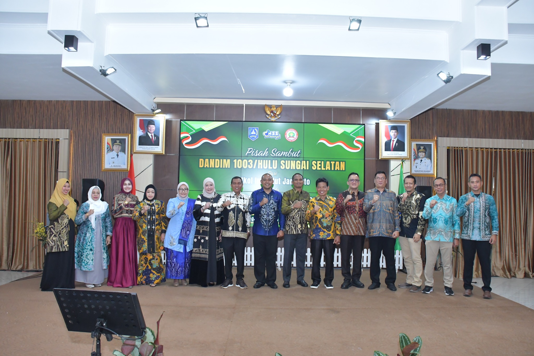 PISAH SAMBUT DANDIM 1003/HSS, BUPATI HSS APRESIASI DEDIKASI DAN SAMBUT KOMANDAN BARU