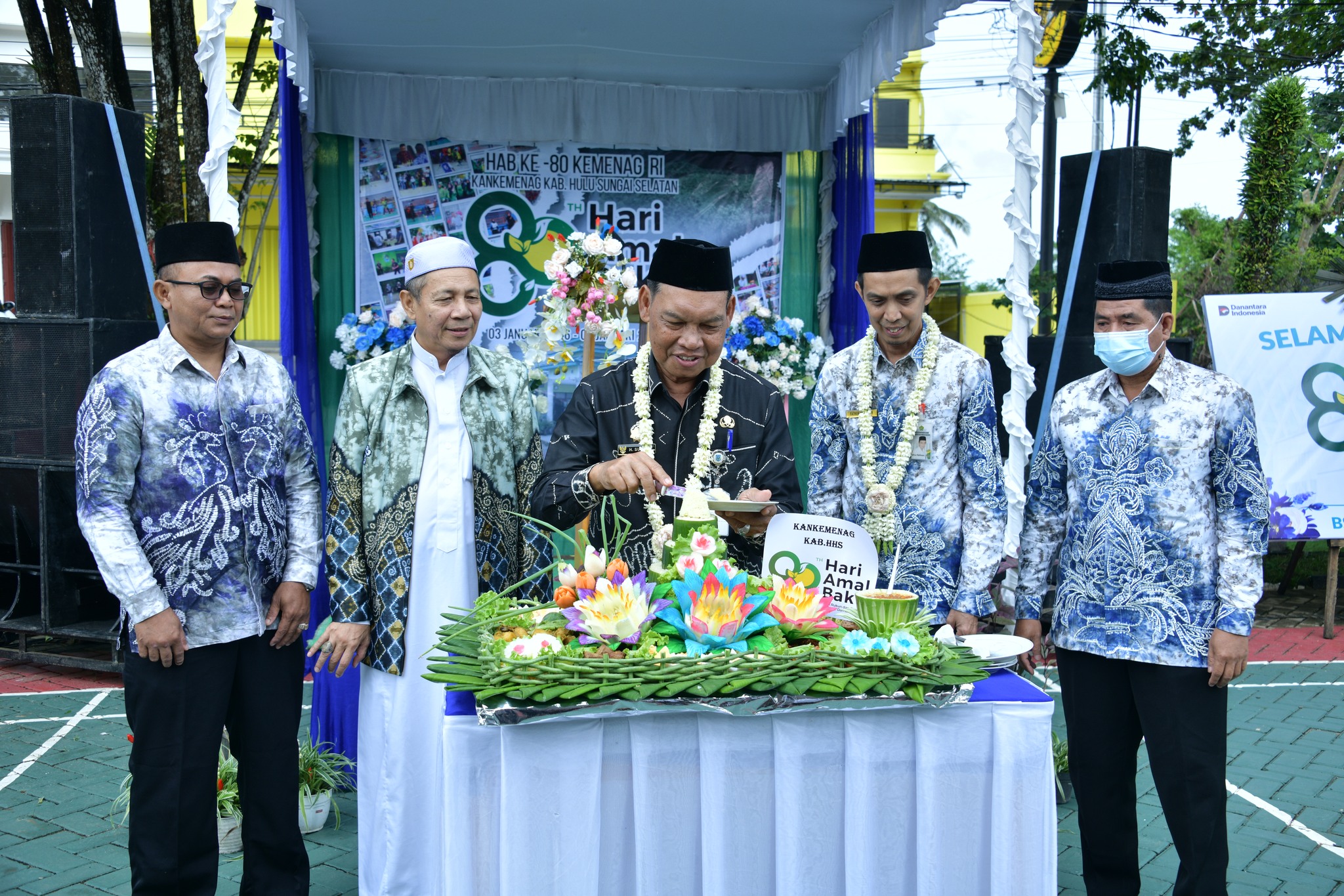 WAKIL BUPATI HSS HADIRI PERINGATAN HAB KE-80 KEMENAG, TEGASKAN PENTINGNYA KERUKUNAN DAN SINERGI UMAT