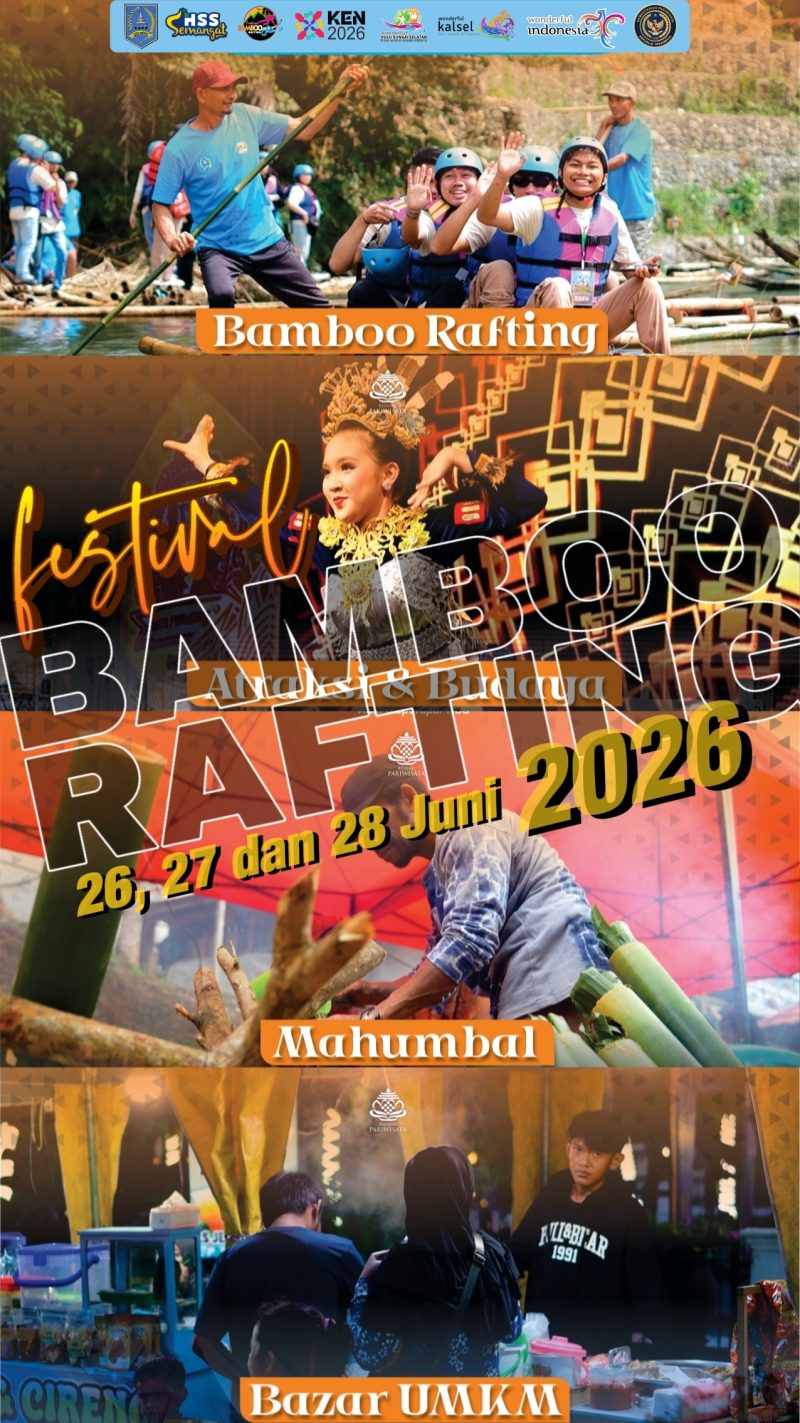 🌿🚣‍♂️ FESTIVAL BAMBOO RAFTING LOKSADO 2026 🚣‍♀️🌿