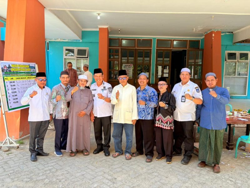 WABUP HSS HADIRI SAPRAH AMAL PEMBANGUNAN LANGGAR MIFTAHUL KHAIR