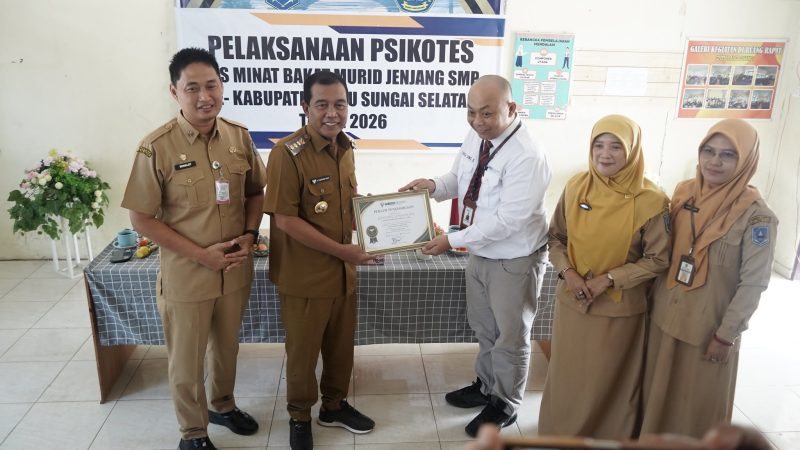 PETAKAN POTENSI SEJAK DINI, PEMKAB HSS GELAR PSIKOTES BAKAT DAN MINAT BAGI 4.184 SISWA SMP DI HULU SUNGAI SELATAN