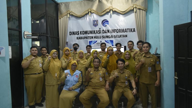 DISKOMINFOSP HSS IKUTI MONITORING IMPLEMENTASI KEBIJAKAN ANTIKORUPSI DAN PENGELOLAAN KONFLIK KEPENTINGAN